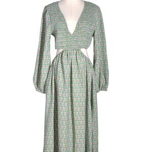 Entro Cutout Waist Maxi Dress